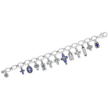 Unity Cross Charm Bracelet