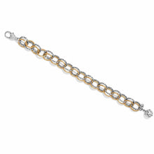 Pebble Link Two Tone Bracelet