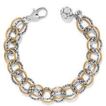 Pebble Link Two Tone Bracelet