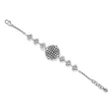 Alcazar Heart Two Tone Bracelet