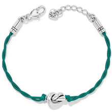 Interlok Single Knot Leather Bracelet