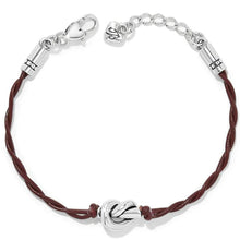 Interlok Single Knot Leather Bracelet