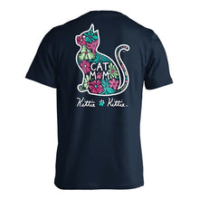 Floral Cat Mom Kittie T-Shirt