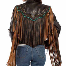 Vintage Black Fringe Jacket