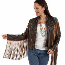 Vintage Black Fringe Jacket
