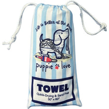 Life is Better Pup Towel