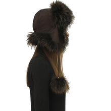 Trapper Hat with Fox Trim