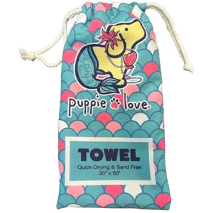 Mermaid Pup Towel