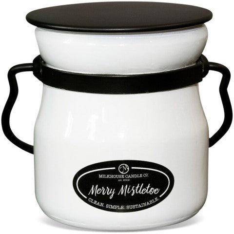 Merry Mistletoe Cream Jar Candle