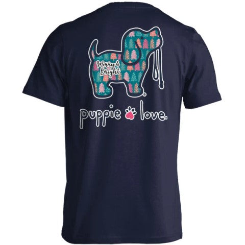 Merry and Bright Puppie T-Shirt