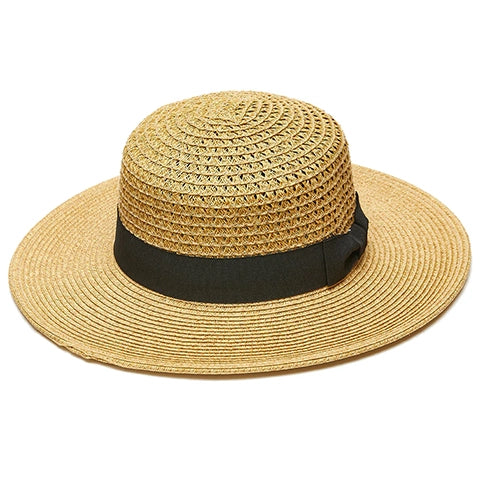 Toyo Straw with Bow Sun Hat