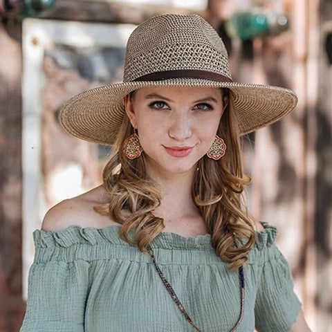 Toyo Straw Wide Brimmed Hat