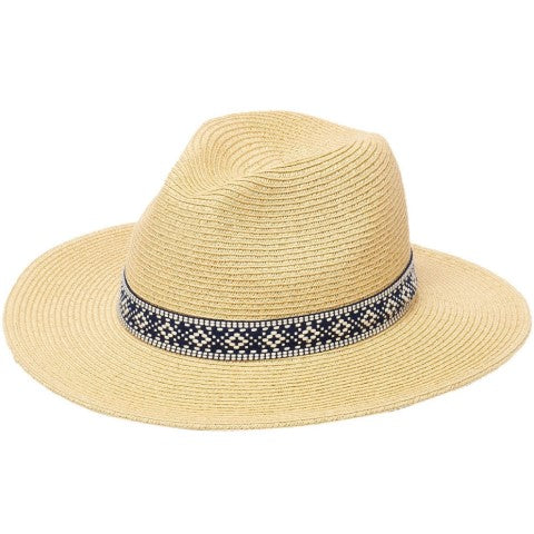Diamond Band Panama Hat