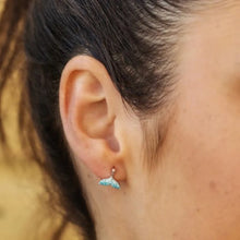 Whale Tail Stud Earrings