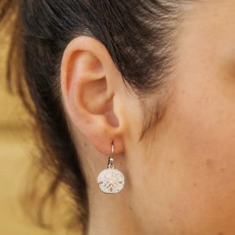 Sand Dollar Drop Earrings