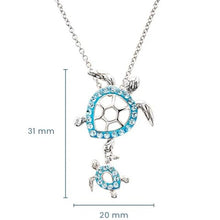 Crystal Turtle Necklace