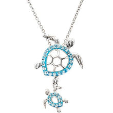 Crystal Turtle Necklace