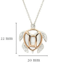 Mother of Pearl Turtle Necklace