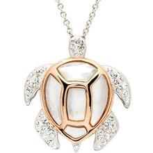 Mother of Pearl Turtle Necklace