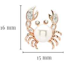 Pearl Crab Earrings