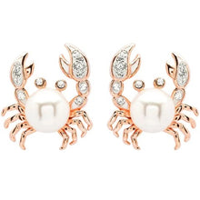 Pearl Crab Earrings