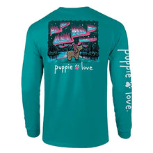 Northern Lights Pup Long Sleeve Shirt
