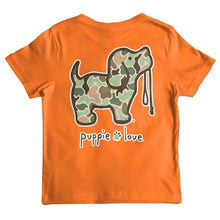 Old School Camo Puppie Youth T-Shirt