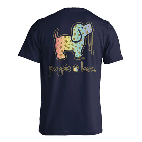 Rainbow Stars Pup T-Shirt