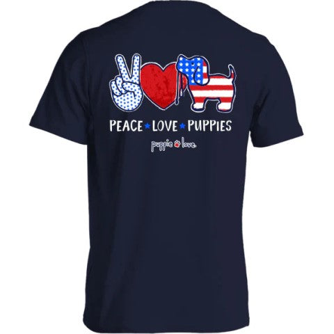 Peace Love Puppies T-Shirt