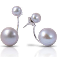 Pearl Stud with Pearl Drop Earrings