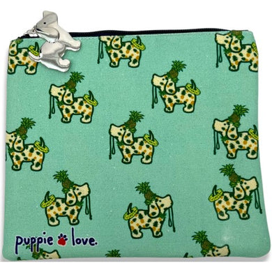 Pineapple Pup Zipper Pouch