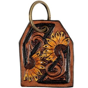 Prairie Sunflowers Rising Key Fob