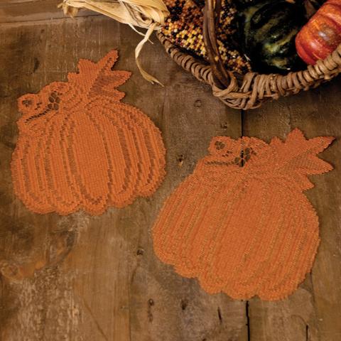 Pumpkin Vine Doily