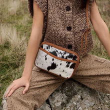 Spade Valley Hairon Leather Bag