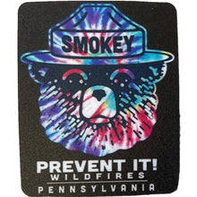 Smokey the Bear Tie Dye Magnet
