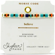 Believe Morse Code Tila Bracelet