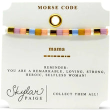 Mama Morse Code Tila Bracelet