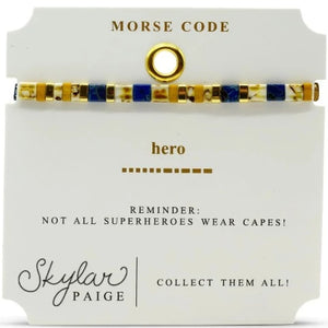 Hero Morse Code Tila Bracelet
