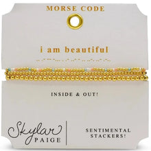 I Am Beautiful Stacker Tila Bracelet