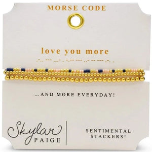 Love You More Stacker Tila Bracelet
