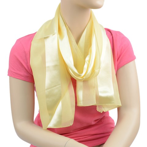 Solid Satin Scarf