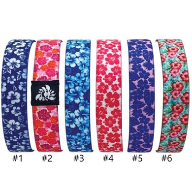 Hibiscus Pattern Stretch Bracelets