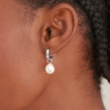 Pearl Drop Sparkle Earrings
