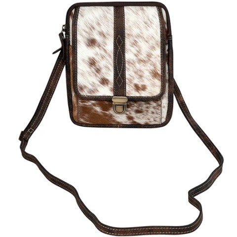 Santa Mesa Mini Leather and Hairon Bag