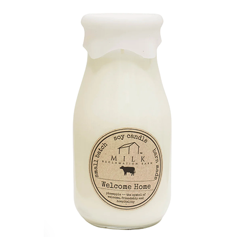 Welcome Home Milk Bottle Candle