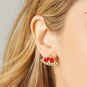 Watermelon Cerise Earrings