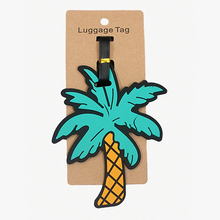 Palm Tree Luggage Tag