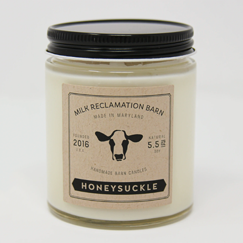 Honeysuckle Cream Jar Candle