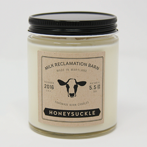 Honeysuckle Cream Jar Candle