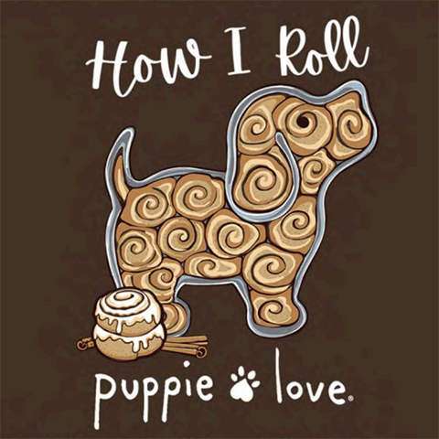 Cinnamon Roll Pup T-Shirt